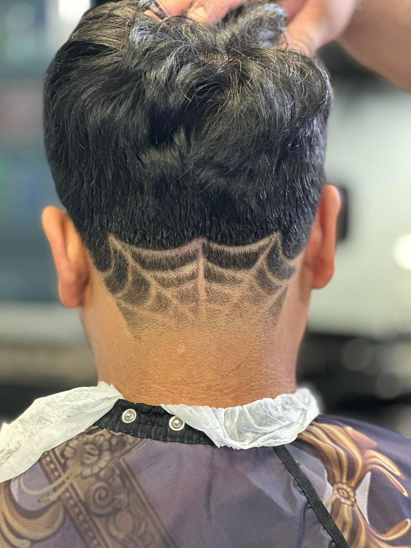 Spider Web Back Fade