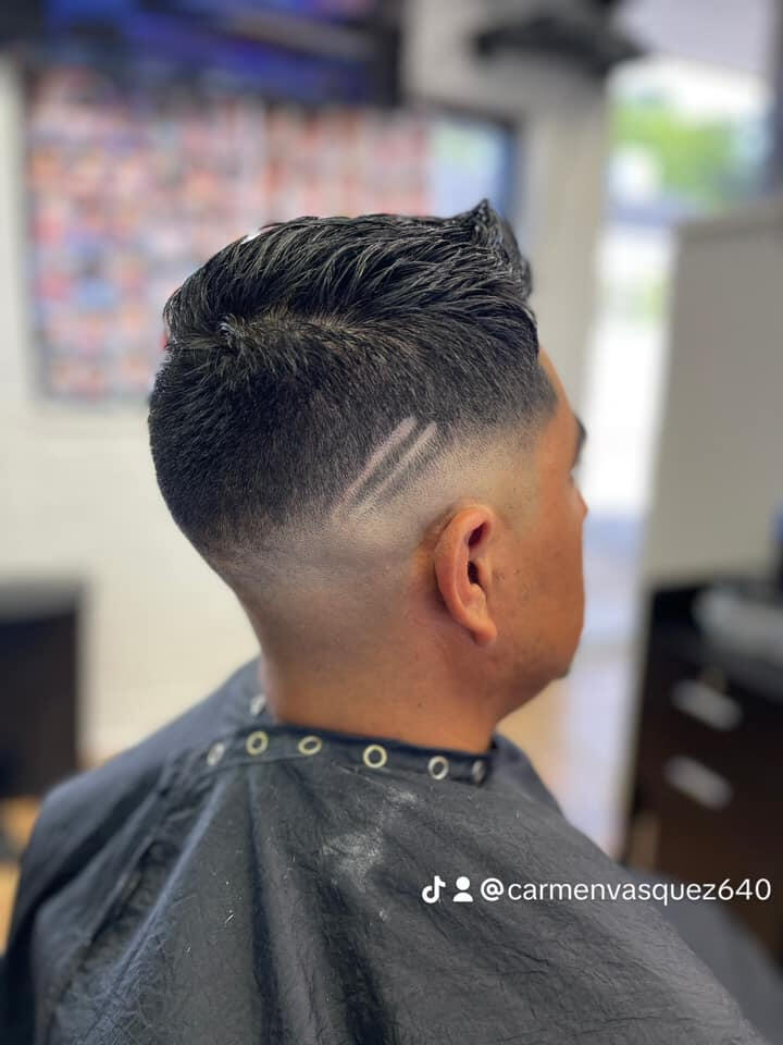 Medium Fade With Double Lines